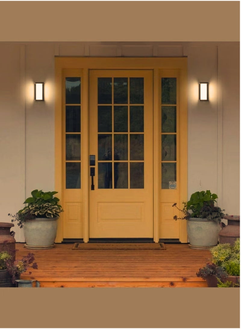 Vmax Modern 18W LED Outdoor Wall Light – Minimalist Waterproof Aluminum Sconce (3000K Warm White) - Image 4