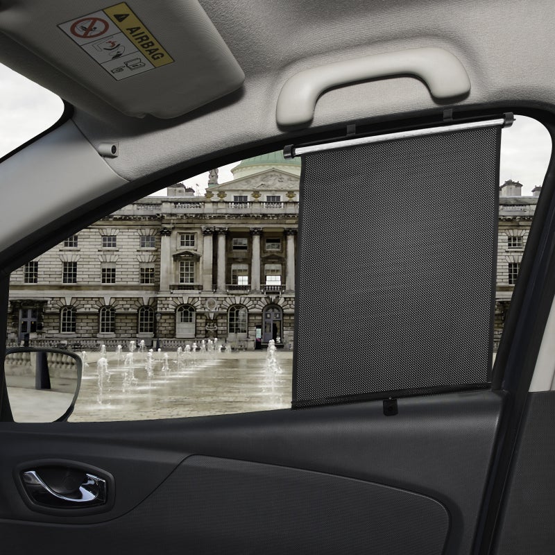 Car Side Window Sun Shade Car Roller Sunshade Car Sunshade Protector Sun Shade Blocker - Image 5