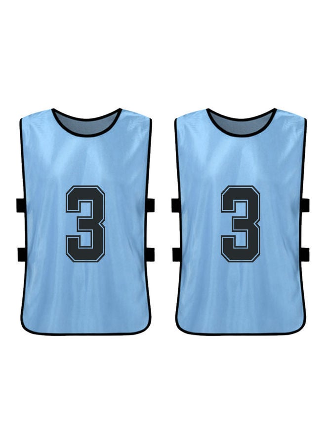 Y&D Sports Pinnies Numbered Practice Vest Pennies For Soccer Basketball Jersey Bibs,Set Of 12 Youth Adults Team  - Image 3