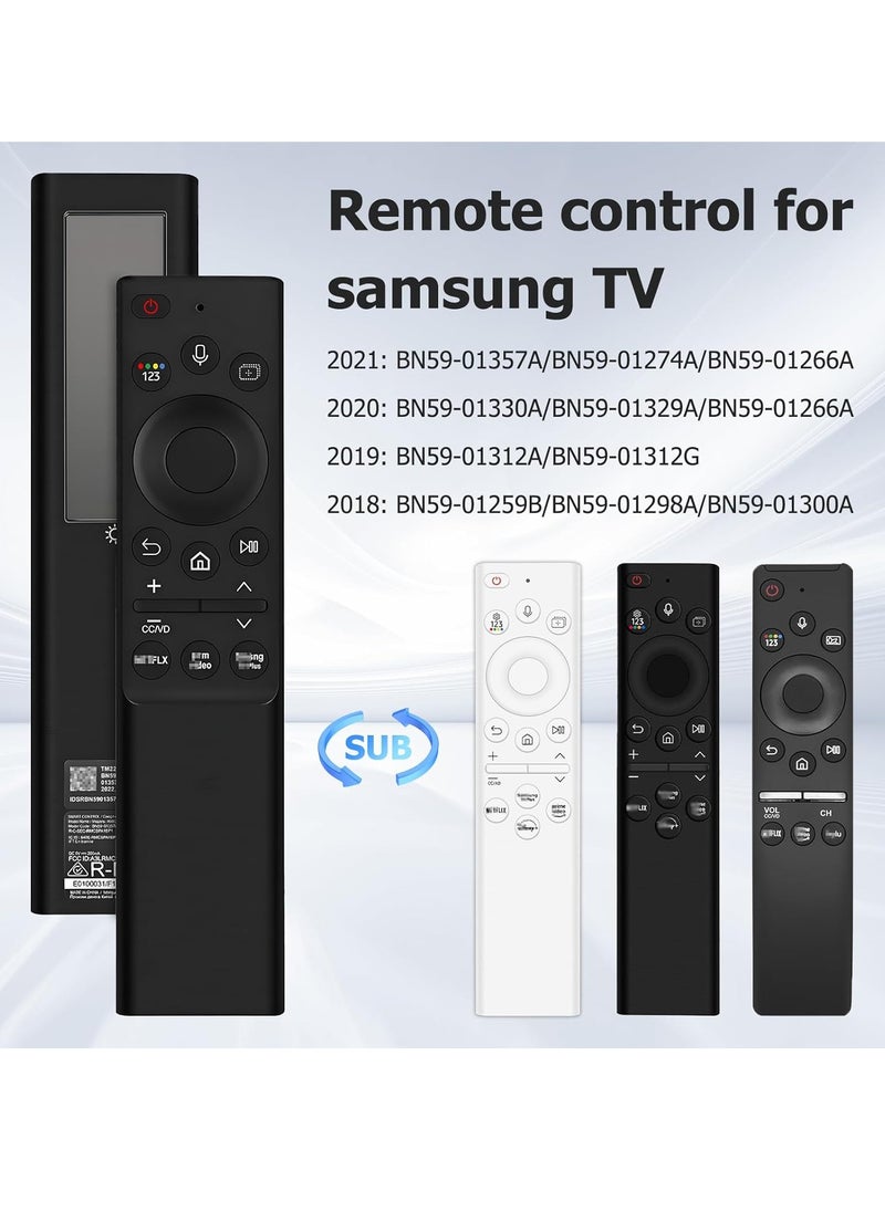 ELTRAZONE BN59-01357A Solar Powered Remote Control for Samsung TV, Self-Charging Smart Remote Control with USB-C Port Rechargeable, VG-TM2180ES/ZA, Black – Includes Battery  - Image 4