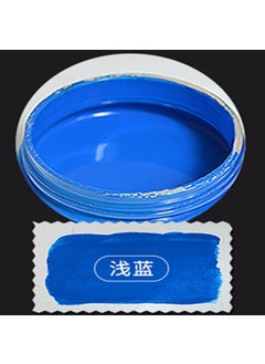Light blue color paste [can be modified to fill wear scratches]]