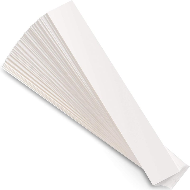 Reskid Unlined Paper Strips - Thick Paper - 80lb Cardstock - 2 x 25 Inches, White, Pack of 100 - Ideal for Classrooms, Offices, or Homes - Image 1