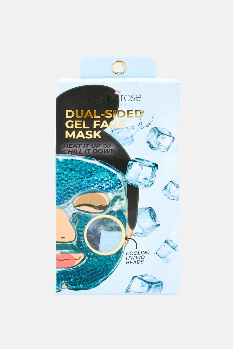 Olivia Rose Dual Sided Gel Face Mask, Blue - Image 1