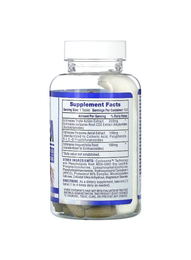 Hi Tech Pharmaceuticals, Echinacea, 400 mg, 120 Tablets (Packaging may vary) - Image 2