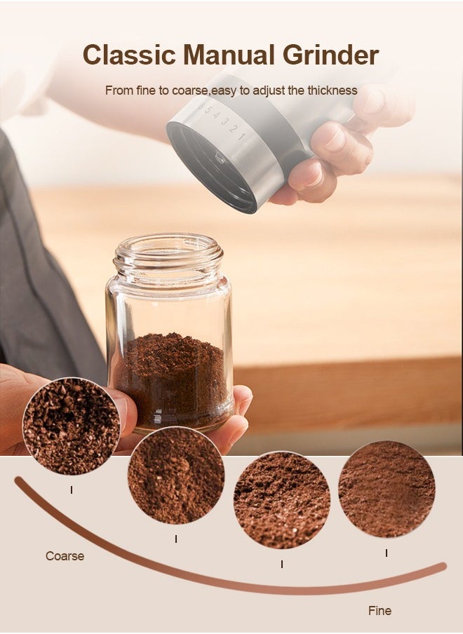 PAKCHOICE V60 Pour Over Coffee Maker Set 10-Pieces Luxury Portable Pro Coffee Tool Kit with Coffee Grinder, Coffee Kettle, Coffee Pot, Filters, Electric Scale For Home Cafe Travel and Gifts  - Image 4