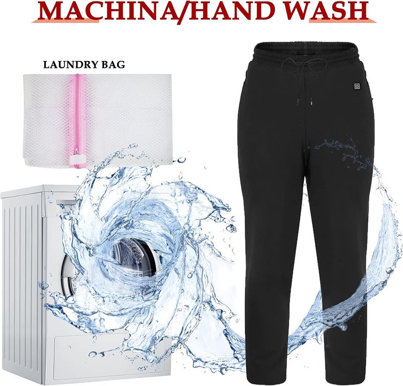 FERNIDA Heated Pants for Men Women, Thick Electric 5V USB 8 Zones Heating Trousers Winter Outdoor Warm (Battery Not Included) - Image 5