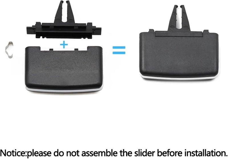 Vuzmode Car Front AC Air Vent Outlet Tab Clip Repair Kit - Image 2