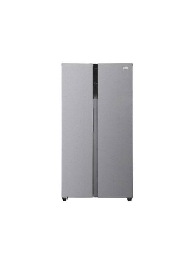 GENERAL SUPREME double door SXS Refrigerator (436 L, 15.4 Cu Ft), Total no Frost Cooling, Air Flow System, Glossy Steel, GS809SXI - Image 1