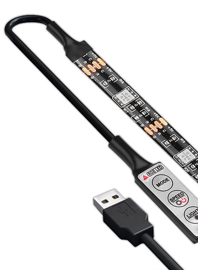 NIBEMINENT TV Backlight LED Strip With Mini Controller Black 100centimeter - Image 3
