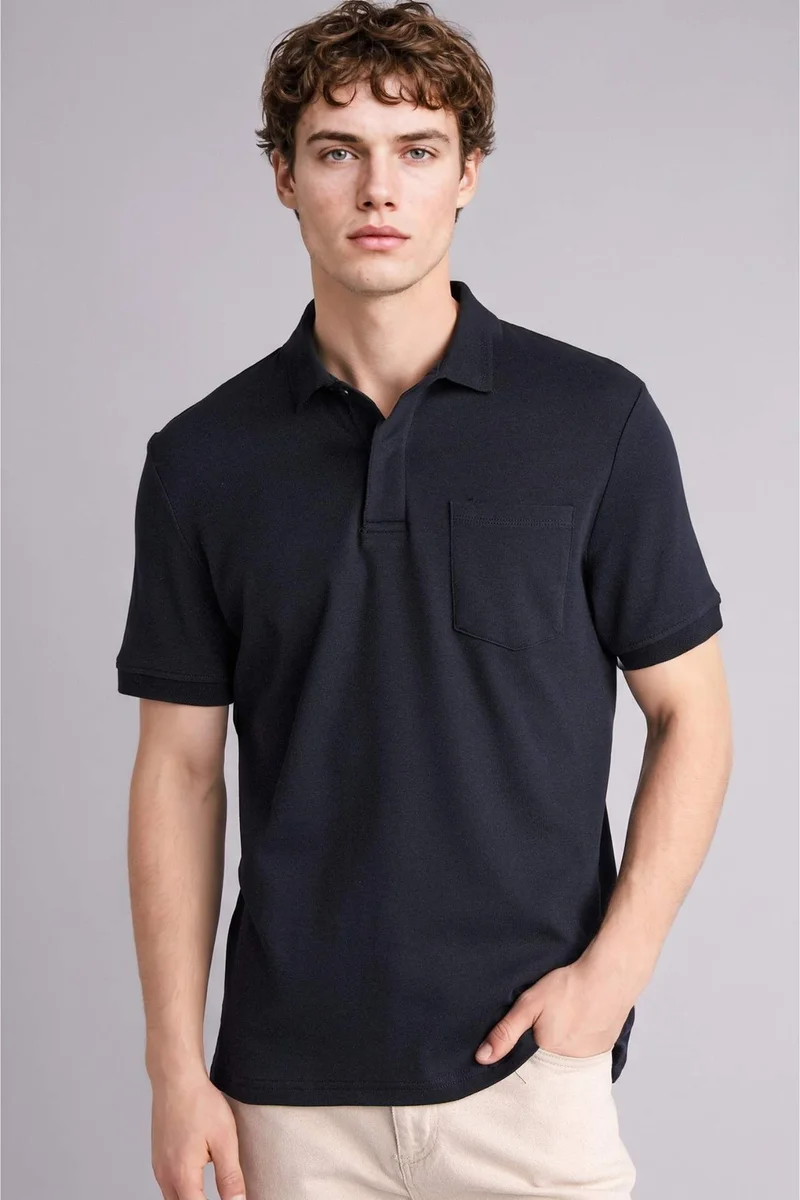 ديفاكتو 100% Cotton Polo Shirt