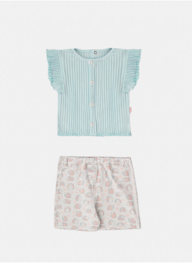 Junior Baby Girls Pajama Set  - Image 1