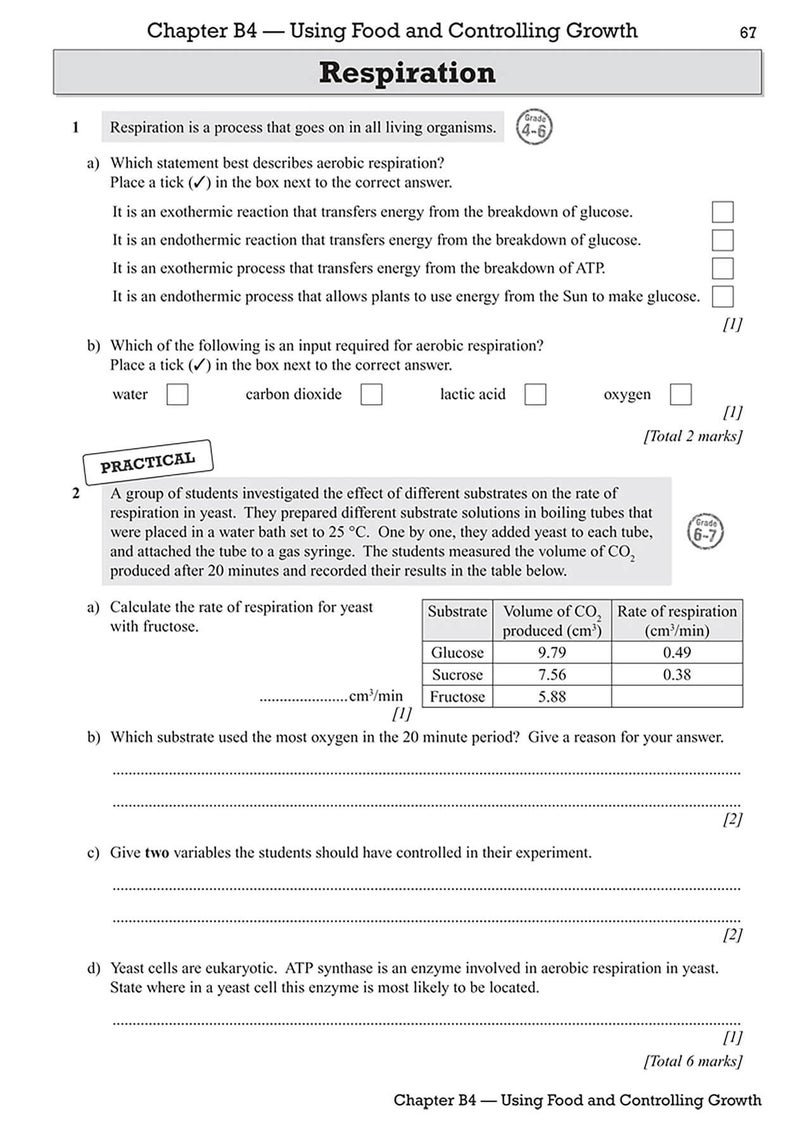 GCSE Biology: OCR 21st Century Exam Practice Workbook - Image 4