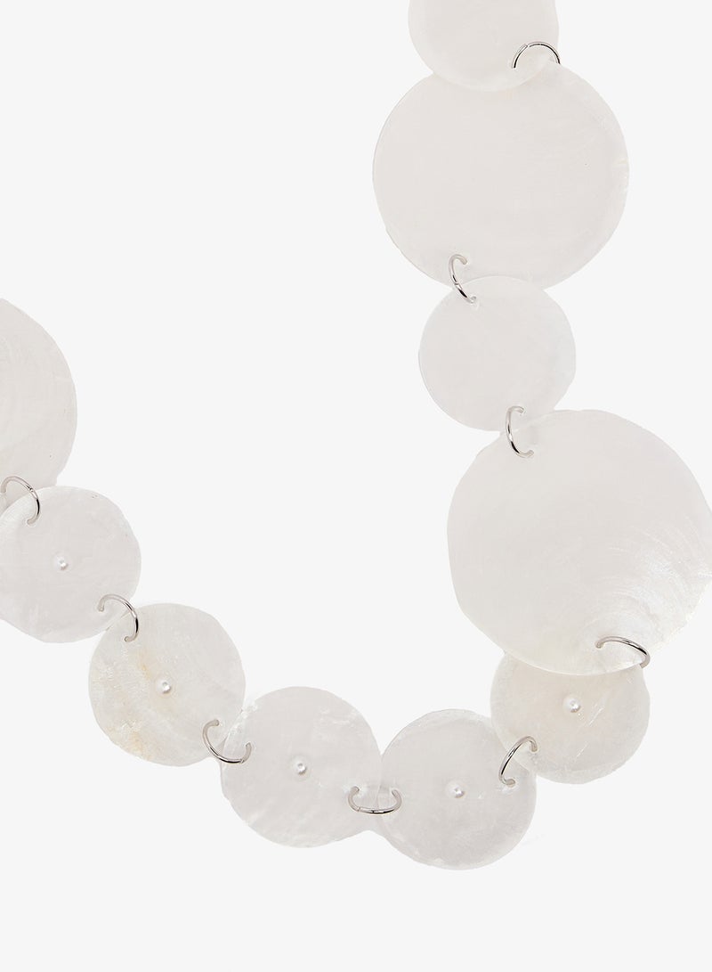 Ginger Circle Statement Necklace - Image 2