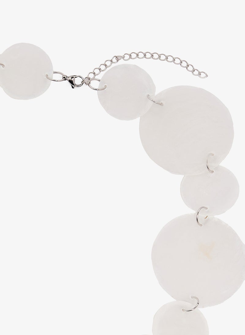 Ginger Circle Statement Necklace - Image 3