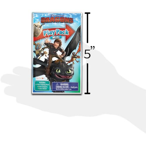 DreamWorks How To Train Your Dragon Mini Party Favors Set - Bundle with 24 HTTYD Play Packs with Coloring Pages, Stickers, More | How to Train Your Dragon Party Supplies - Image 4