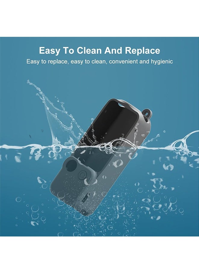 Beauenty - 3 in 1 Case for DJI OSMO Pocket 3 Silicone Cover Camera Case Lens Cap Screen Cover Set Dust-Proof Scratch-Proof - Image 1