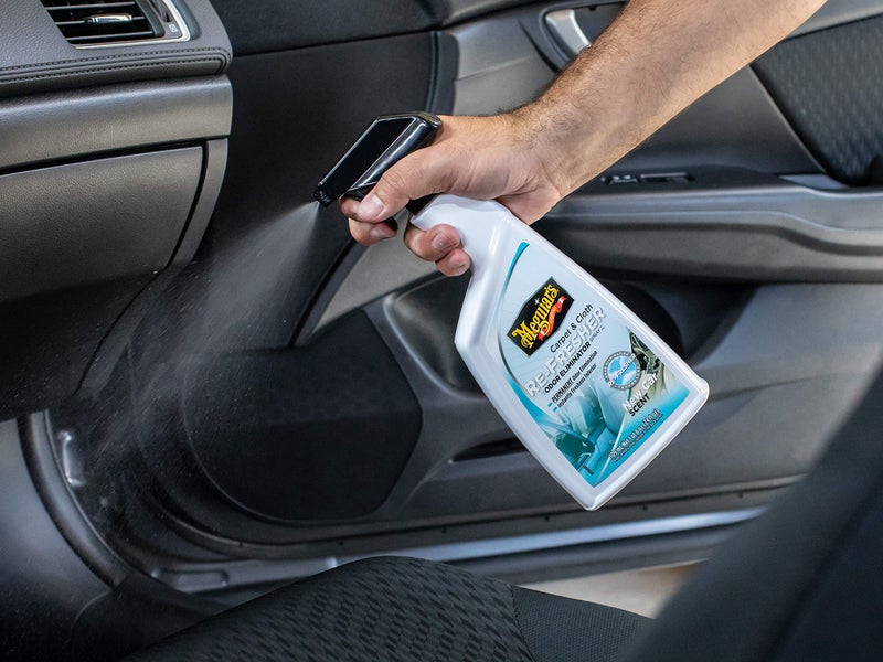 Meguiar's Meguiar’s Carpet & Cloth Re-Fresher Odor Eliminator Spray - Interior Fabric Odor Eliminator - Permanently Eliminates Odors & Freshens Fabrics in your Car, Easy to Use Trigger Spray, 24 Oz - Image 4
