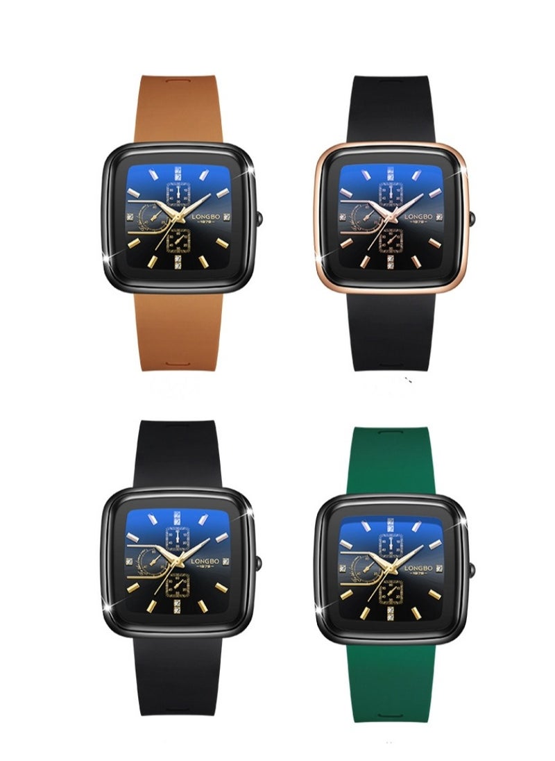 Longbo - Women's New Silicone Strap Waterproof Watch - Image 1