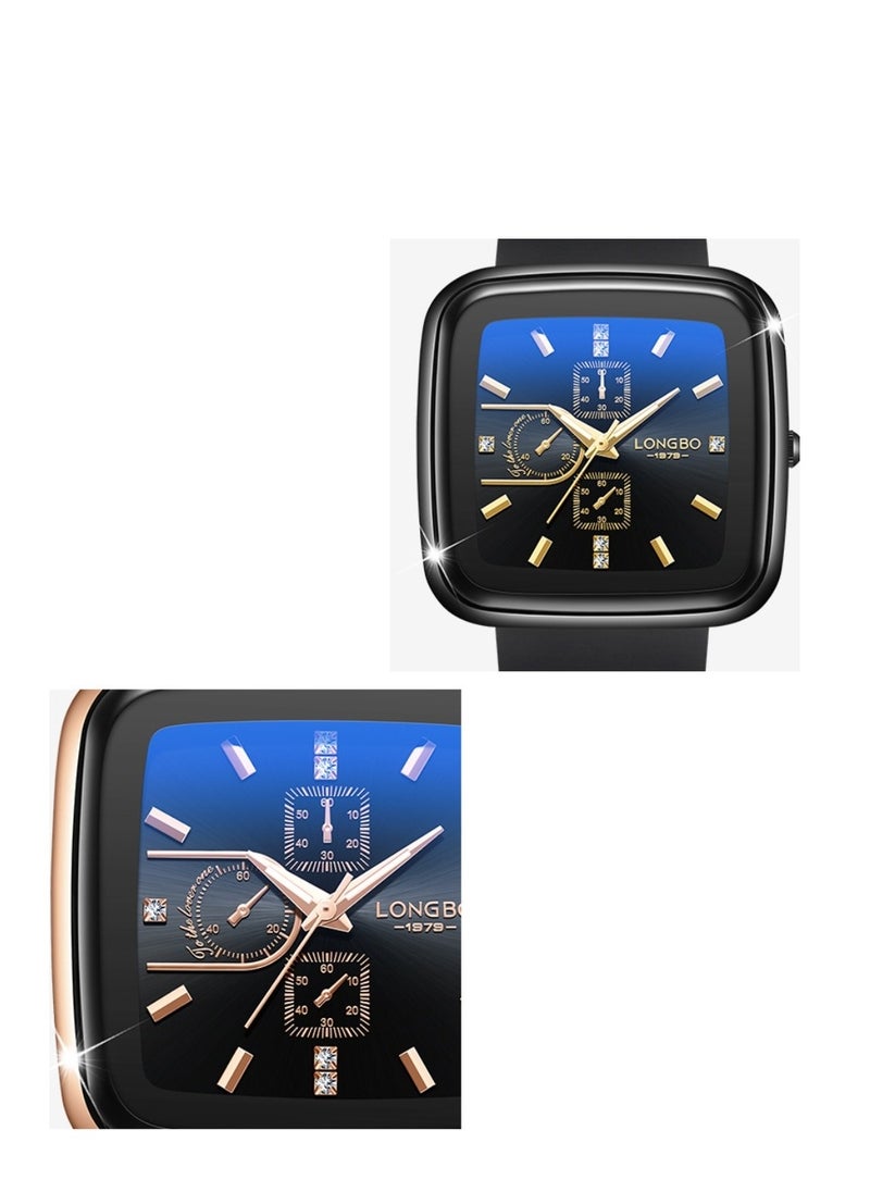 Longbo - Women's New Silicone Strap Waterproof Watch - Image 1