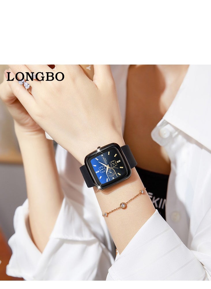 Longbo - Women's New Silicone Strap Waterproof Watch - Image 1
