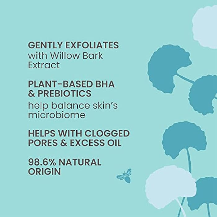 Burt's Bees Burt’s Bees Foaming Face Wash, BHA Breakout Defense Cleanser for All Skin Types, Washes Away Impurities & Excess Facial Oil, With a Prebiotic, 8 Oz. - Image 4