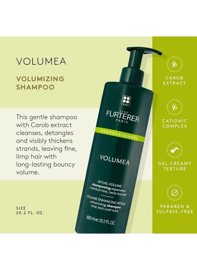 Rene Furterer VOLUMEA Volumizing Shampoo, Fine Limp Hair, Thickening, Volume Enhancing, Pump, 20.2 oz.  - Image 2