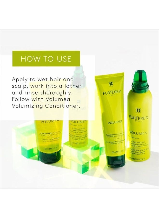 Rene Furterer VOLUMEA Volumizing Shampoo, Fine Limp Hair, Thickening, Volume Enhancing, Pump, 20.2 oz.  - Image 4