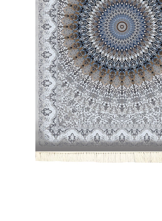 In-House Modern Design Turkish Rectangular Decorative Carpet - Light Grey - 120x80 cm - Image 4