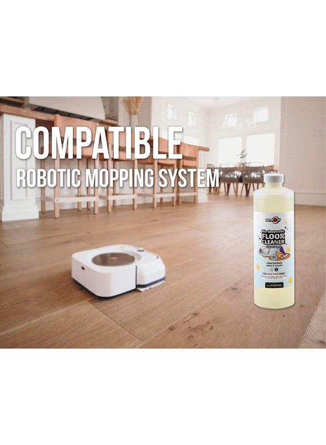 DU-MOST Enzymatic Floor Cleaner Concentrate (1 Oz Makes 1 Gal), No, Streak, No Rinsing, Kids & Pets Safe, Hard Surface Floors, Citrus Scent, 16 Fl Oz - Image 4