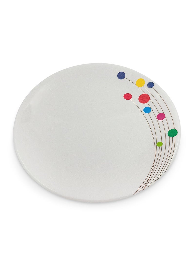Superware Superware | Pure Melamine | Small Plate Set – Colour Bubbles 7.5” (6 nos.) | Stain Free, Glazed Finish  - Image 3