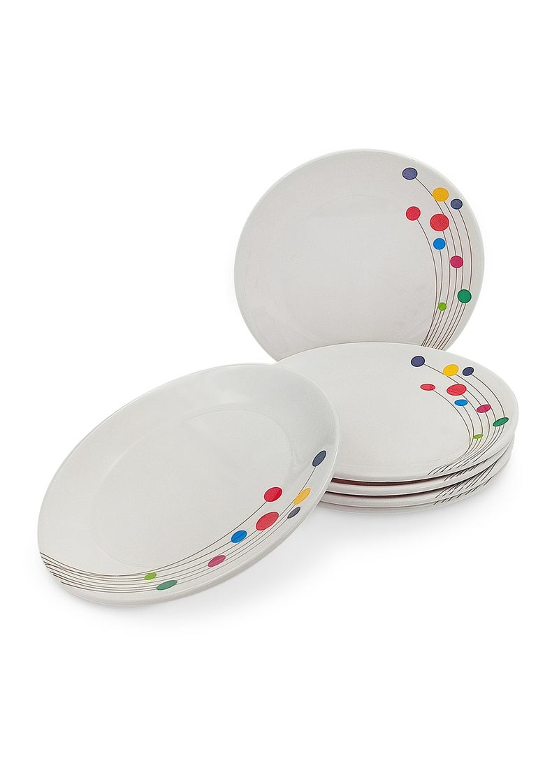 Superware Superware | Pure Melamine | Small Plate Set – Colour Bubbles 7.5” (6 nos.) | Stain Free, Glazed Finish  - Image 5