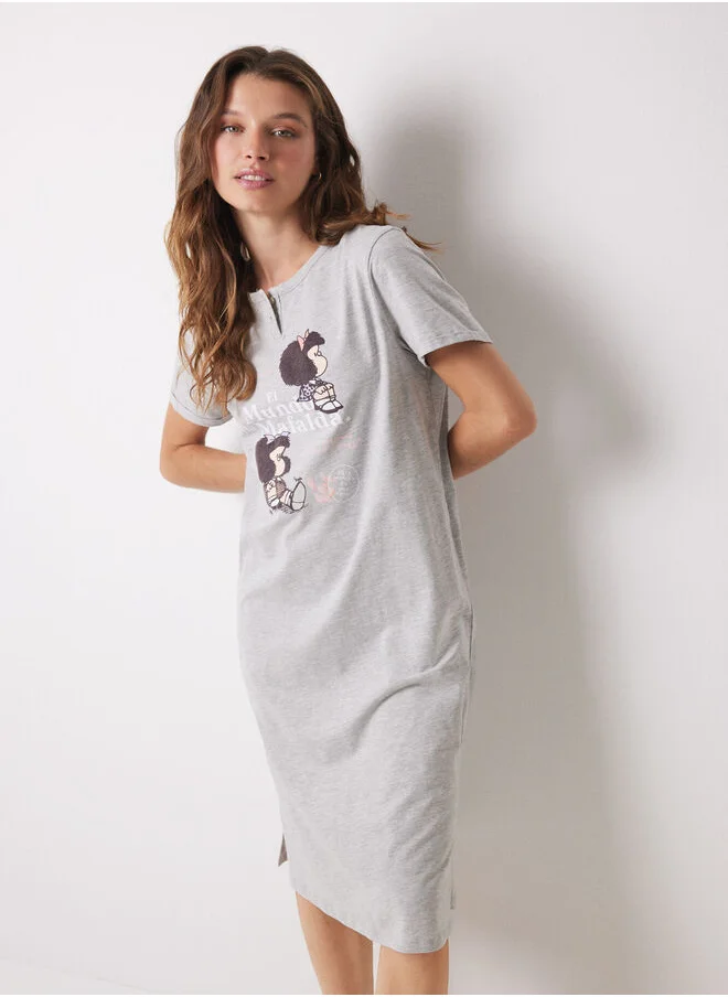 women'secret Mf Ma World Nd Fr Medium Nightdress