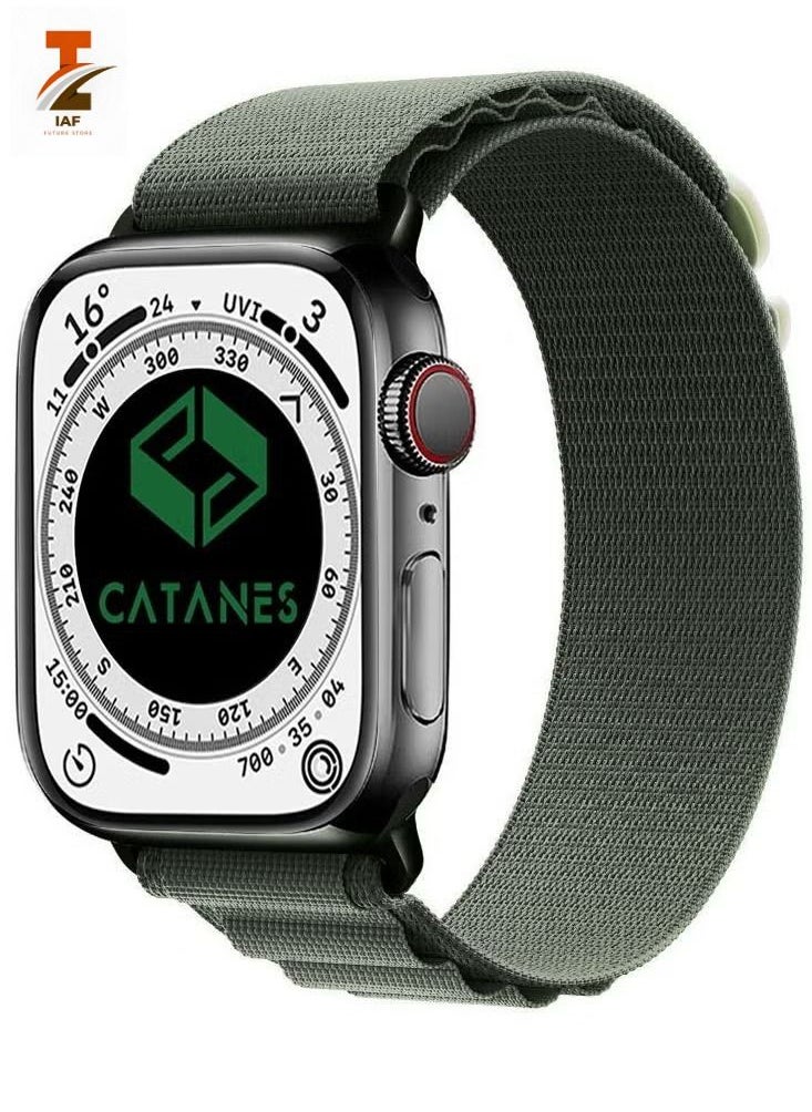 IAF - Alpine Loop Compatible with Apple Watch Band 38mm, Nylon Wristband,Green - Image 1