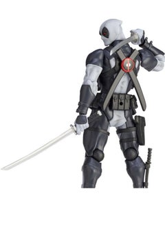 General Yamaguchi style, Marvel model 001EX Deadpool gray, movable figure figure suitable for giving fans and friends birthday gifts, home decoration (16cm)  - Image 3