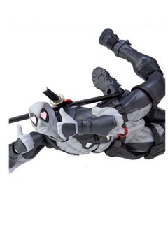General Yamaguchi style, Marvel model 001EX Deadpool gray, movable figure figure suitable for giving fans and friends birthday gifts, home decoration (16cm)  - Image 4