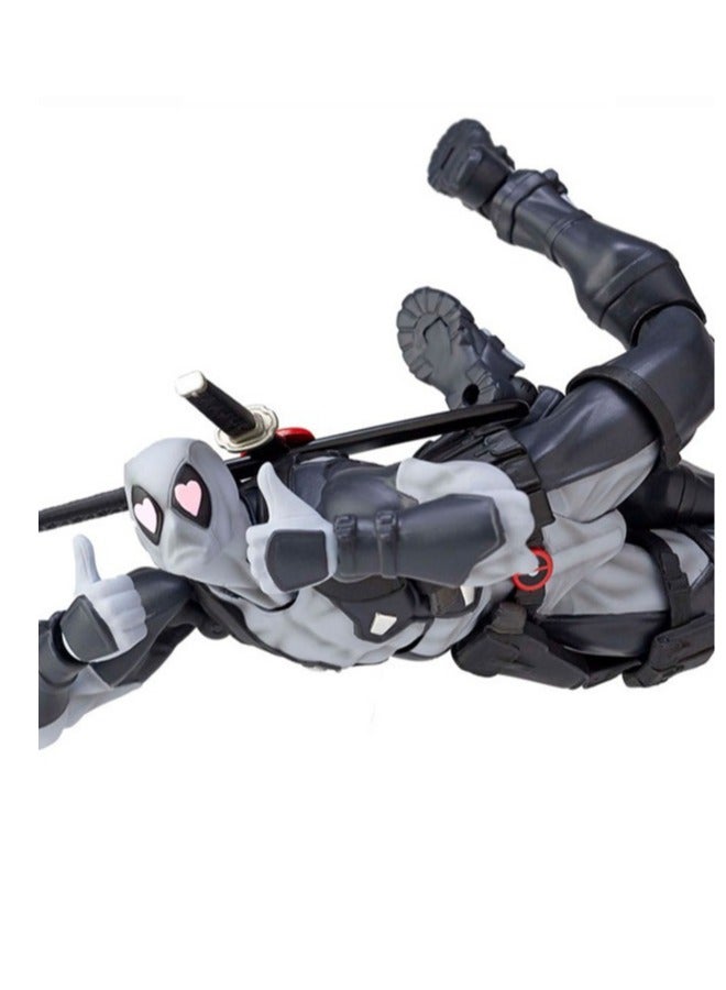 عام نمط ياماغوتشي ، مارفل نموذج 001EX ديدبول الرمادي ، شخصية المنقولة مناسبة لإعطاء المشجعين والأصدقاء هدايا عيد ميلاد ، تزيين المنزل (16 سم) - Image 4