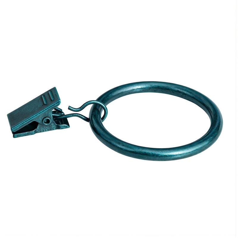 Curtain Rings Red Bronze 25mm Diameter Metal Clips Rust Proof Roman Rod Drape Holders - Image 4