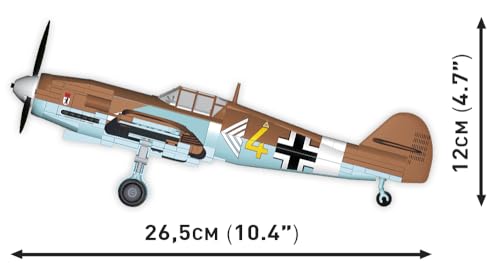 COBI Historical Collection WWII Messerschmitt BF 109 G Plane - Image 3
