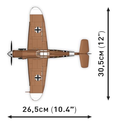 COBI Historical Collection WWII Messerschmitt BF 109 G Plane - Image 4