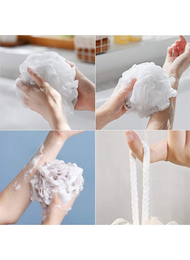 Meirrnyyu 10 Pack Of Bath Loofah Shower,Small Size Sponge Pouf Body Scrubber Exfoliator Scrubber Ball,Mesh Bath And Shower Sponge For Kids Women Men Body Wash Bathroom  - Image 3