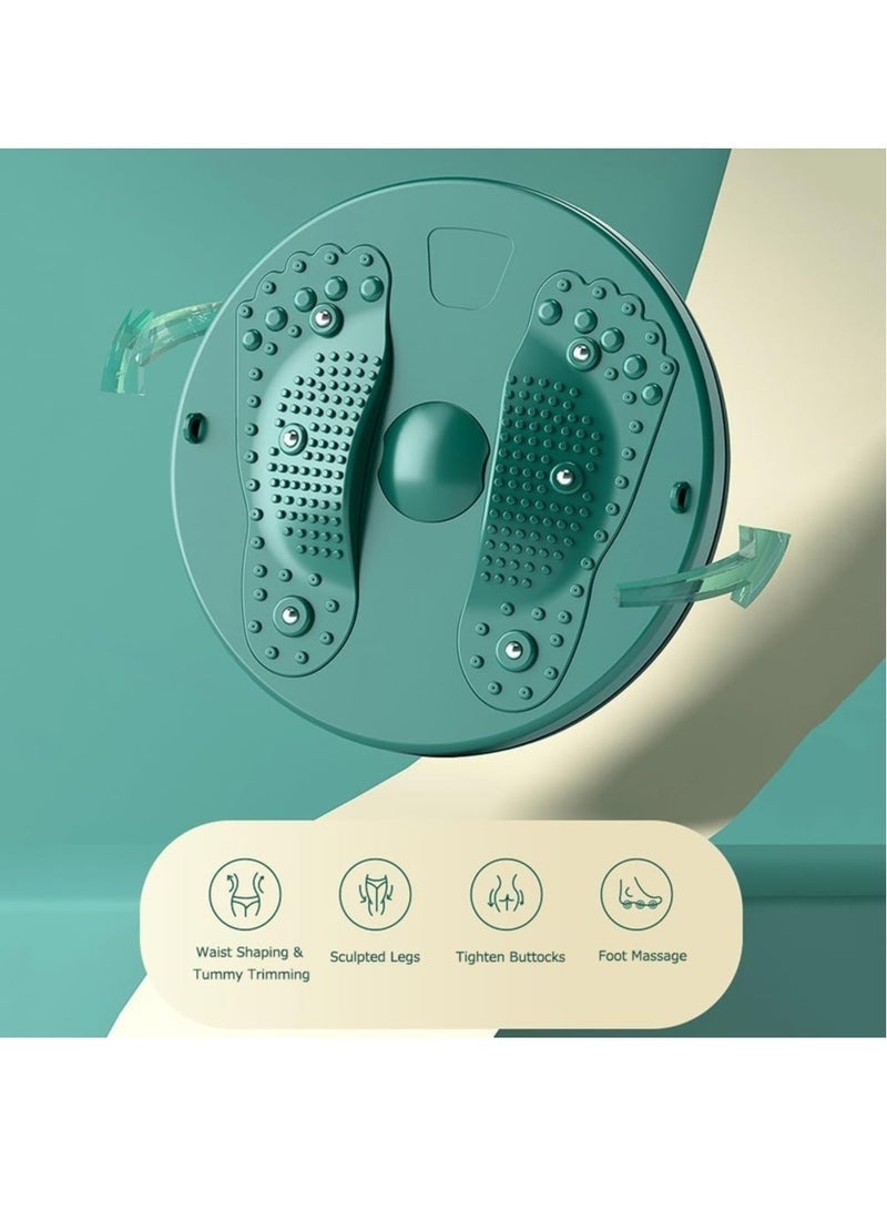 DURKU Waist Whisper twisting Disc Board for Exercise Waist Twister Board with Mangets Reflexology for Slimming and Strengthening Abdominal and Stomach Exercise Massage Foot Sole - Image 5