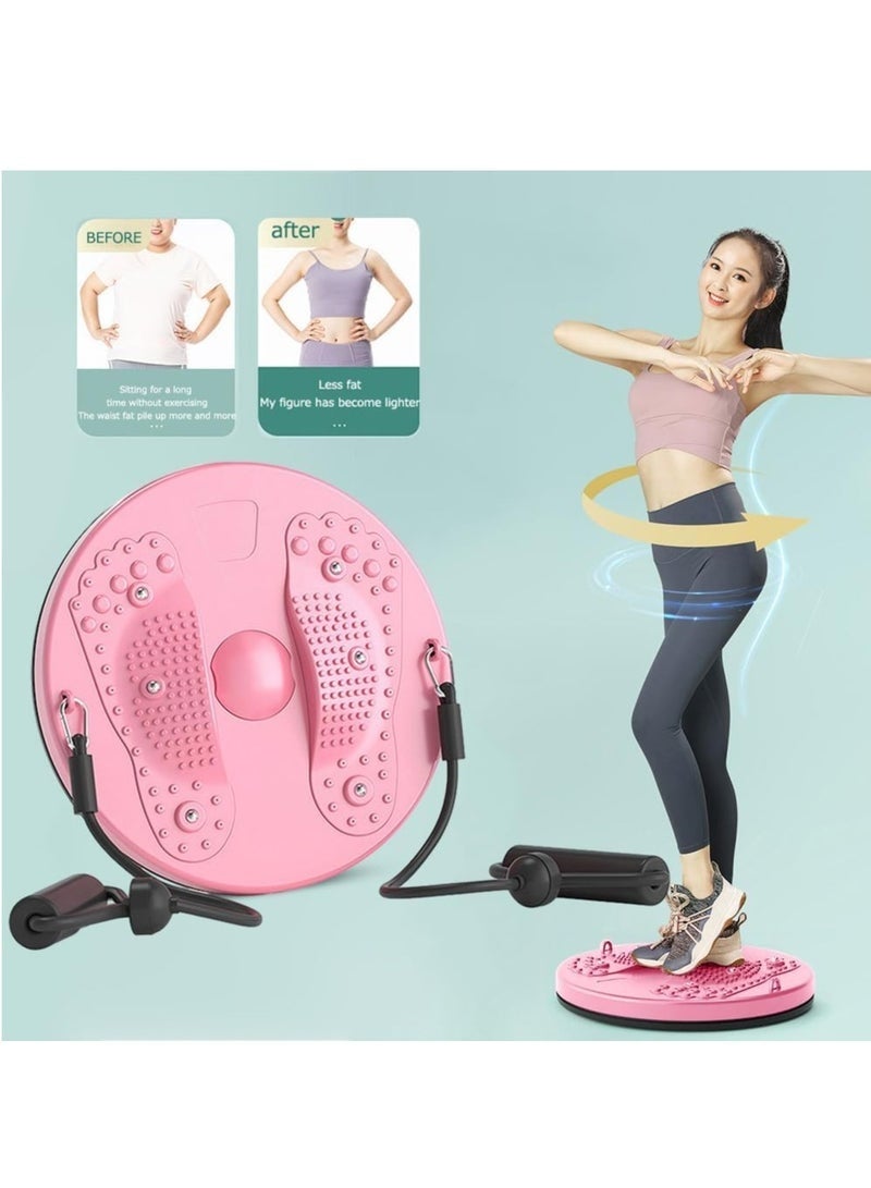 DURKU Waist Whisper twisting Disc Board for Exercise Waist Twister Board with Mangets Reflexology for Slimming and Strengthening Abdominal and Stomach Exercise Massage Foot Sole - Image 4