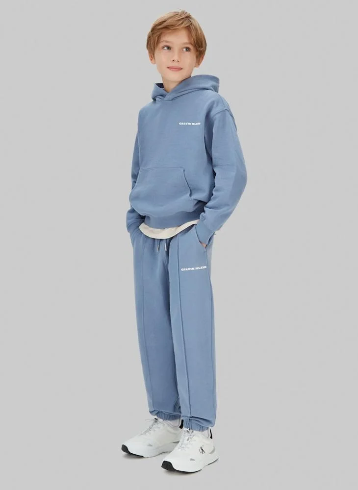 Calvin Klein Jeans Logo Drawstring Cuffed Sweatpants