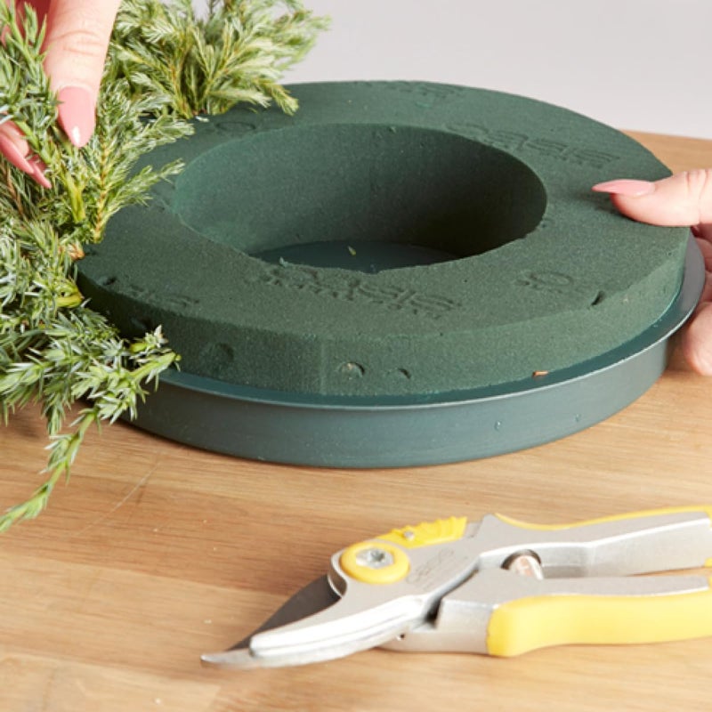 Oasis Pack of 10 Round Floral Foam Holders – Wet Foam Trays for Fresh Flower Arrangements, Wedding Centerpieces, Parties, Events, and Home Table Decor – Reusable and Multipurpose - Image 4