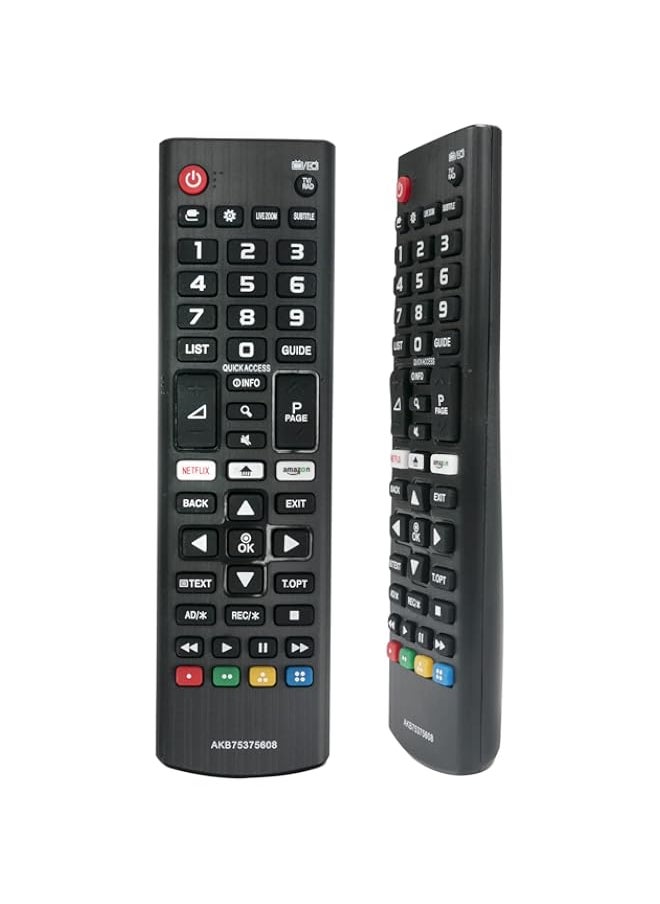 HuHa - AULCMEET AKB75375608 Replaced Remote fit for LG 4K OLED Smart TV 43UK6450PLC 43UK6470PLC 43UK65 43UK6500LLA 43UK6500MLA 43UK6500PLA 43UK6510PLB 43UK6550PLD 43UK67 43UK6710PLB 49UK6390PLG 49UK64 - Image 1
