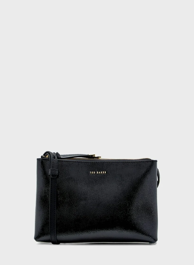 Ted Baker Deenah Patent Double Pouch Crossbody