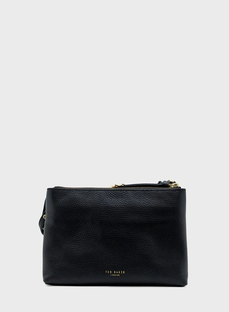 Ted Baker Deenah Patent Double Pouch Crossbody