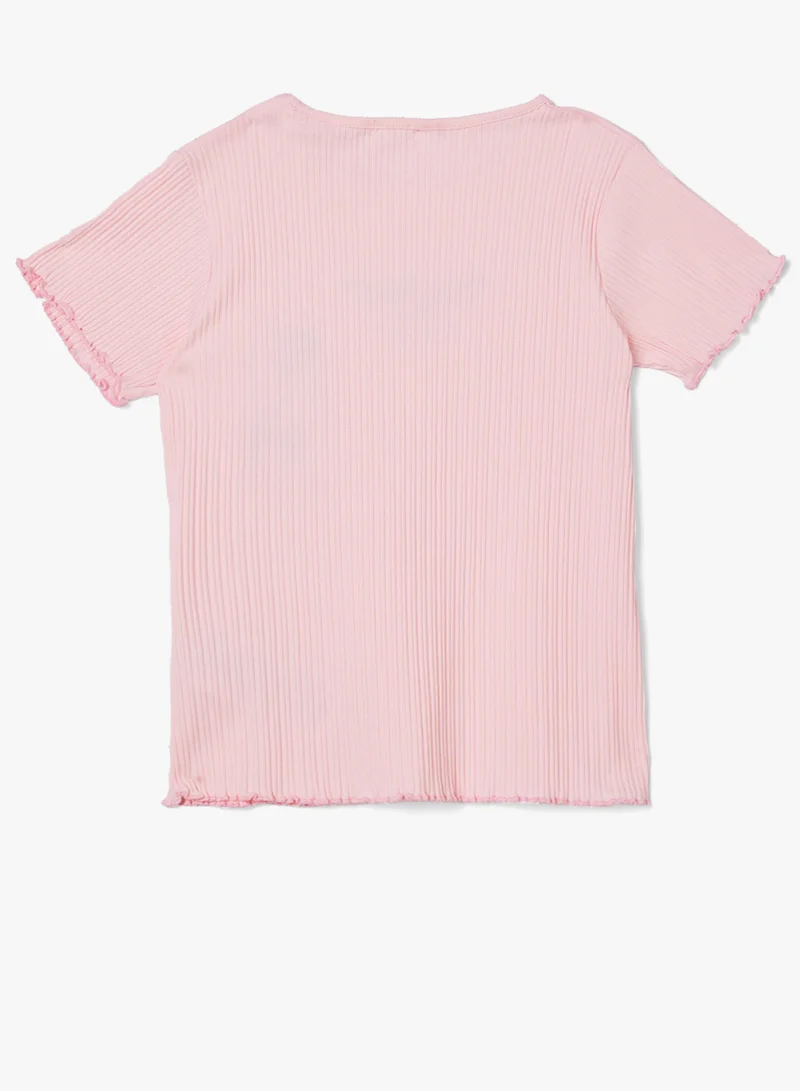 جس Kids Graphic Crew Neck T-Shirt