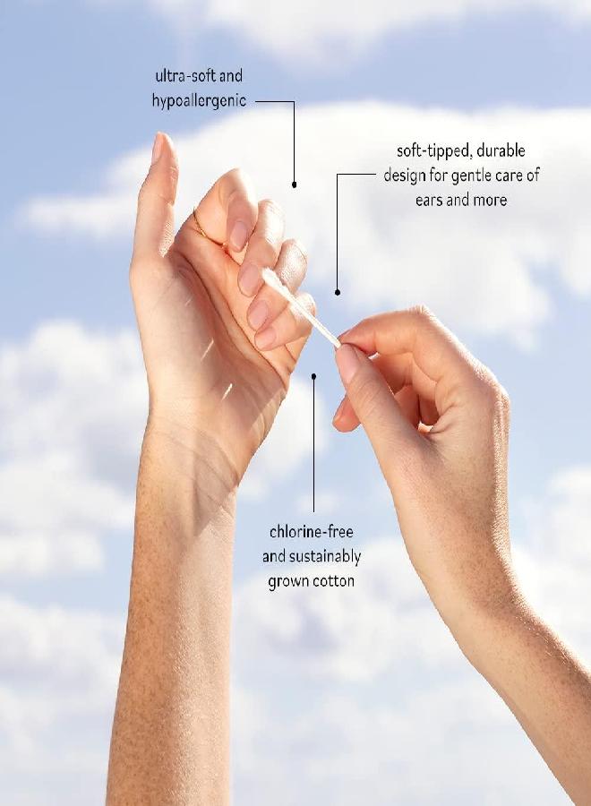Sky Organics Sky Organics Organic Cotton Swabs for Sensitive Skin, 100% Pure GOTS Certified Organic for Beauty & Personal Care, 1000 ct. - Image 1