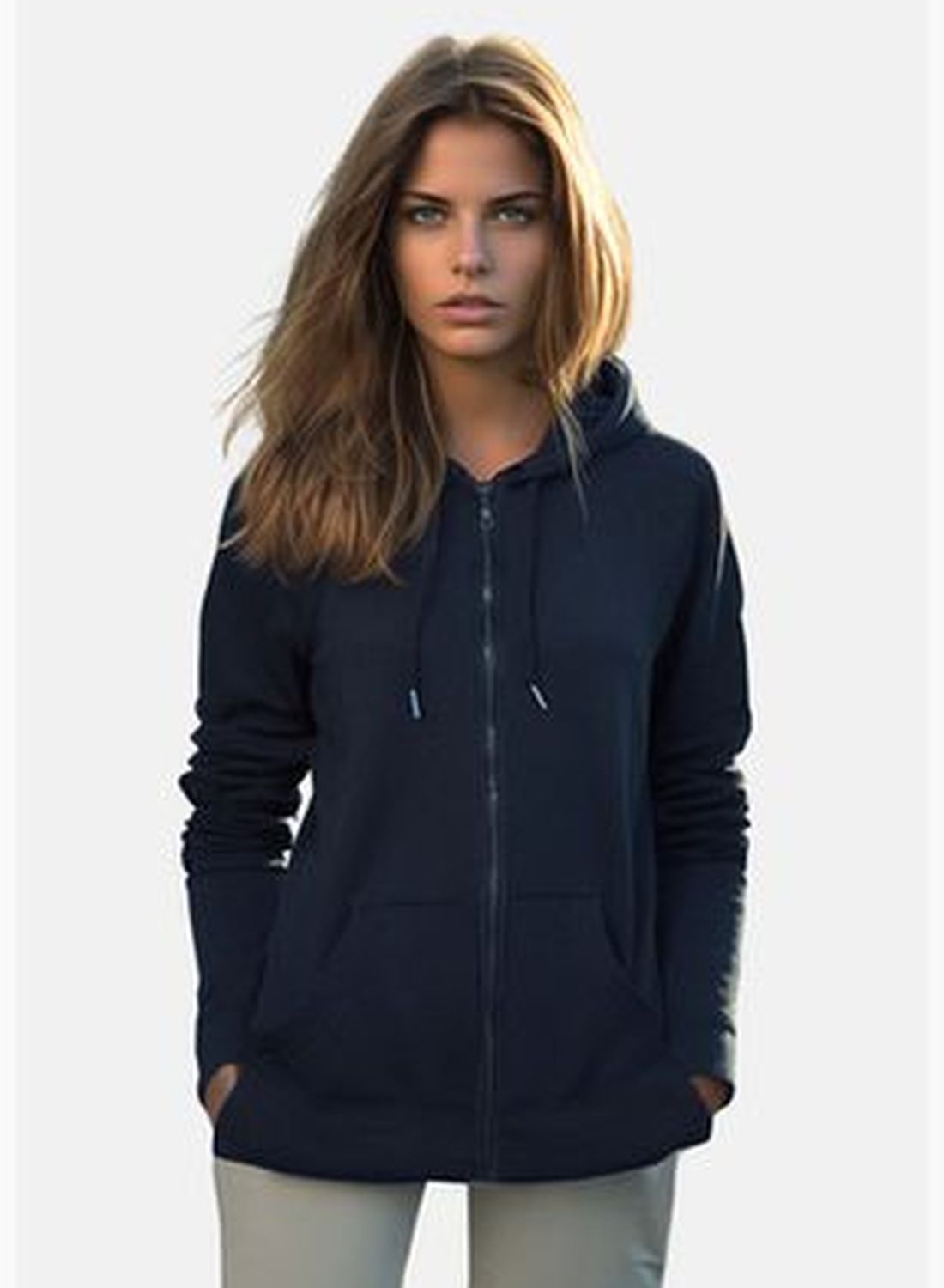 buy-trendyol-navy-blue-hoodie-with-zippered-boyfriend-knitted-thick-sweatshirt